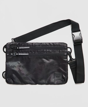 Superdry Surplus Mid Pouch Férfi Táska Fekete/Camo | QXJTY4195